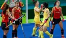 La selección española de hockey femenino pierde ante China en su segunda derrota. EFE. 