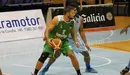 Víctor Hidalgo en acción. Foto Basket Navarra.