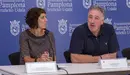 Joseba Asirón y las concejalas Patricia Perales y Maider Beloki presentan la conmemoración del Privilegio de la Unión. IÑIGO ALZUGARAY (1)