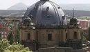 Exterior del Monumento a los Caídos, en Pamplona, donde se encuentran los restos mortales enterrados en su cripta de dos de los generales que protagonizaron el golpe militar de 1936 Emilio Mola y José Sanjurjo. EFE/Jesús Diges