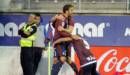 Sergio León logra un punto para el Eíbar. Lfp.