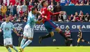 Partido entre Osasuna y Celta (0-0) correspondiente a la cuarta jornada de La Liga Santander disputado en el estadio de El Sadar (20). IÑIGO ALZUGARAY