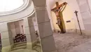 Cripta del Monumento a los Caídos de Pamplona donde se encuentran enterrados los golpistas franquistas Emilio Mola y José Sanjurjo (14). IÑIGO ALZUGARAY
