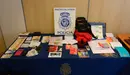 Algunos de los bienes que se han incautado en la operación policial &#39;STUB&#39;.