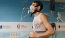 Los jugadores del Xota durante las pruebas médica.