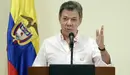 El presidente de Colombia, Juan Manuel Santos.