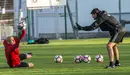 Primer entrenamiento de Osasuna en las instalaciones de Tajonar tras el parón de Liga por los partidos internacionales (32). IÑIGO ALZUGARAY
