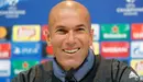 Zinedine Zidane en rueda de prensa. Foto web Real Madrid.