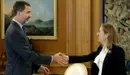 El Rey recibe a Ana Pastor. EFE