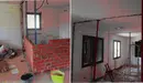 Obras realizadas en el chalé de Caparroso de manera ilegal por el colectivo &#39;okupa&#39;.