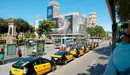 Taxis en la ciudad de Barcelona.