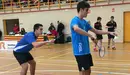 club badminton de Estella en Alfajarín.