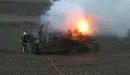 Incendio de una máquina bulldocer en Marcilla BOMBEROS DE NAVARRA