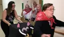 Encierro protagonizado por los abuelos más intrépidos de la residencia Cervantes, de la localidad conquense de Villamayor de Santiago FACEBOOK