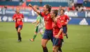 Partido entre Osasuna Femenino y Pradejón celebrado en el estadio de El Sadar de Pamplona. PABLO LASAOSA (18)