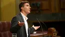 Eduardo Santos, secretario general de Podemos en Navarra y diputado en el Congreso, en una intervención en Madrid (1)