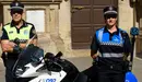 La Policía Municipal de Pamplona presenta su nuevo uniforme y vehículos rotulados. PABLO LASAOSA 07