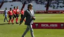 Enrique Martín en el estadio Carlos Belmonte. La Liga.
