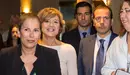 La ministra de Agricultura y Pesa, Alimentación y Medio Ambiente, Isabel García Tejerina participa en el foro de Navarra Televisión, con la presencia de la presidenta Uxue Barkos. IÑIGO ALZUGARAY (9)