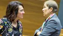 Parlamento de Navarra. Debate sobre el Estado de la Comunidad foral. Uxue Barkos y Ainhoa Aznárez (07). IÑIGO ALZUGARAY