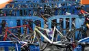 Varias bicicletas en el deposito de la Policía Municipal de Pamplona. AYUNTAMIENTO DE PAMPLONA