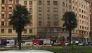 Incendio en la calle Blanca de Navarra de Pamplona