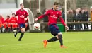 Miguel Díaz en el partido Osasuna B - Burgos en Tajonar . PABLO LASAOSA.