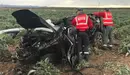 Accidente en Ablitas POLICÍA FORAL