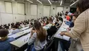 Inicio de las pruebas de Evaluación de Bachillerato para el Acceso a la Universidad (EBAU), antigua Selectividad, en Navarra (44). IÑIGO ALZUGARAY