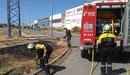 Bomberos de Navarra sofocan un conato de incendio en Tafalla. BOMBEROS