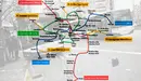 Propuesta realizada por dos estudiantes navarros para implantar una red de metro en Pamplona. CEDIDA