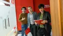 El Gobierno Foral informa de su habitual sesión semanal con la presencia de María Solana y Miguel Laparra en la Sala Joaquín Elizondo del Palacio de Navarra. IÑIGO ALZUGARA (20)