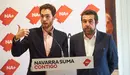 Navarra Suma en rueda de prensa en el hotel Tres Reyes. PABLO LASAOSA 5