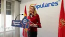 Ana Beltrán, presidenta del PPN, en rueda de prensa. EUROPA PRESS
