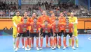 Equipo del Ribera Navarra que se ha enfrentado a El Pozo en Tudela. @RiberaNavarraFS.