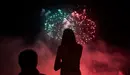 Quinto día del concurso internacional de fuegos artificiales de los sanfermines de 2019. MIGUEL OSÉS