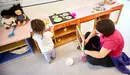 Con motivo del inicio de curso en las escuelas infantiles municipales, el alcalde de Pamplona, Enrique Maya, visita la Escuela Infantil Hello Egunsenti en la Chantrea. IÑIGO ALZUGARAY