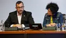 El vicepresidente primero, Javier Remírez, comparece en la comisión de Presidencia, Igualdad, Función Pública e Interior del Parlamento de Navarra. IÑIGO ALZUGARAY