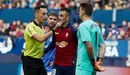 Sánchez Martínez en el partido entre Osasuna y Athletic Club de Bilbao disputado en el estadio de El Sadar. IÑIGO ALZUGARAY