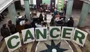 Rueda de prensa de la Asociación Española contra el Cáncer con motivo de la celebración del día mundial de la enfermedad. IÑIGO ALZUGARAY