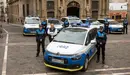 La Policía Municipal presenta sus nuevos vehículos. AYUNTAMIENTO DE PAMPLONA