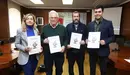 Presentación del GP Miguel Induráin en el Ayuntamiento de Estella. Cedida.