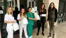 Nuevas batas y mascarillas en la Ribera de Navarra. Cedida.