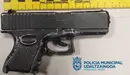 Pistola simulada intervenida por la policía en Pamplona POLICÍA MUNICIPAL DE PAMPLONA
