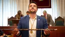 El alcalde de Badalona (Barcelona), Àlex Pastor, el día de su investidura. EUROPA PRESS