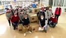 Equipo de voluntarios de la empresa Egatex de Estella. Europa Press.