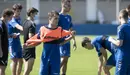 Entrenamiento de Osasuna en Tajonar con dos chavales del filial por las lesiones. CA Osasuna.
