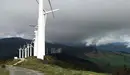 Aerogeneradores en el monte del Perdón.