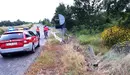 Accidente en la autovía de la barranca donde ha fallecido un joven de 30 años. POLICÍA FORAL