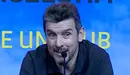 Juan Carlos Unzué en rueda de prensa explicando la enfermedad que sufre. @Movistar_Team.